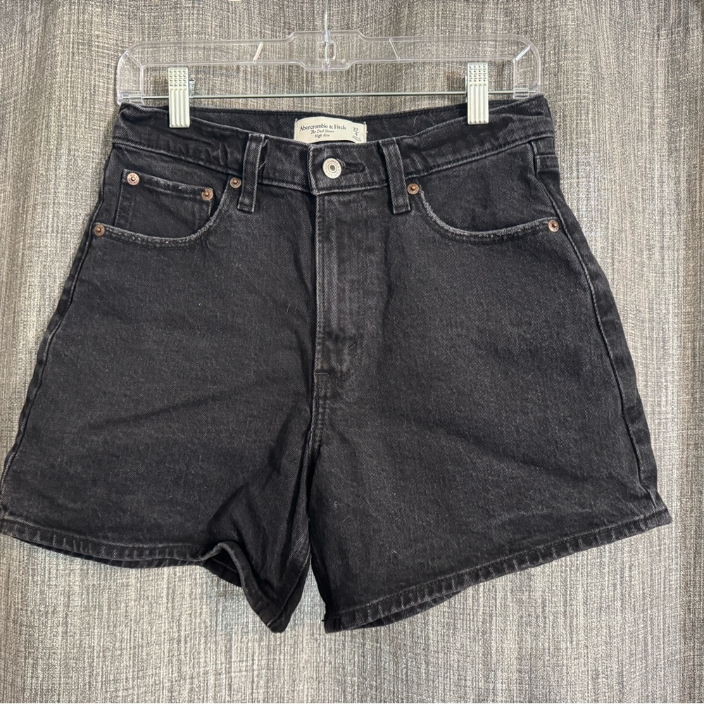 A&F High Rise Dad Shorts